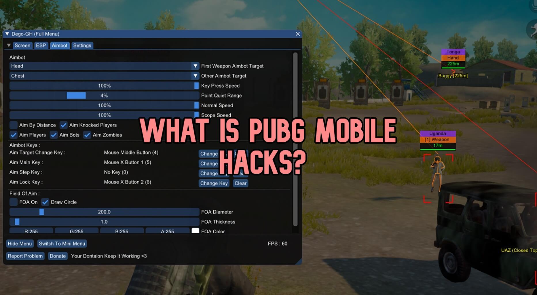 PUBG Mobile Cheats & Hacks (100% Working)